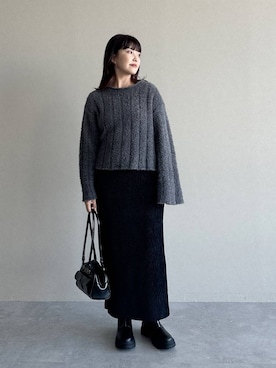 あんずさん（レディース・163cm）の冬コーディネート