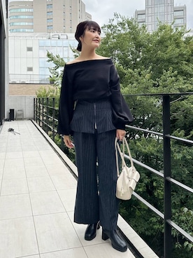 「アイテム（スウェット）」を使った、あんずさん（レディース・163cm・30代）の夏コーディネート