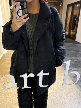 「A part by（アパートバイ）のギャザーコインローファー（ローファー、ブラック系）」を使った、あんずさん（レディース・163cm）の夏コーディネート