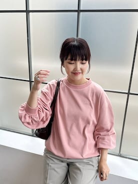 「アイテム（スウェット）」を使った、あんずさん（レディース・163cm・30代）の秋コーディネート