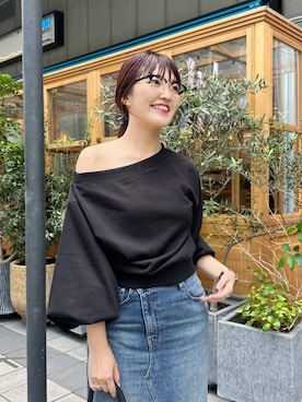 「アイテム（スウェット）」を使った、あんずさん（レディース・163cm・30代）の夏コーディネート