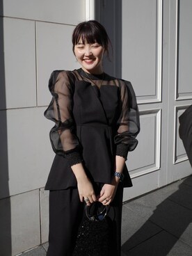 「アイテム（パンプス）」を使った、あんずさん（レディース・163cm・30代）の冬コーディネート