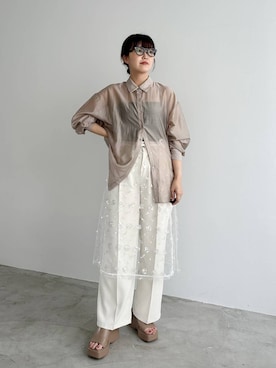 あんずさん（レディース・163cm）の夏コーディネート