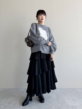 「旅行」｜あんずさん（レディース・163cm）の秋コーディネート