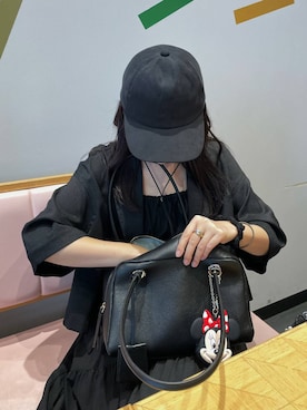 「アイテム（ハンドバッグ）」を使った、あんずさん（レディース・163cm・30代）の夏コーディネート