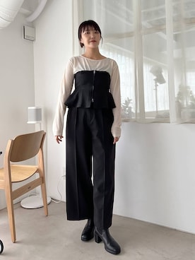 あんずさん（レディース・163cm）の秋コーディネート