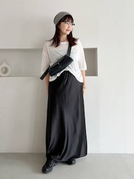 「アイテム（キャミソール）」を使った、あんずさん（レディース・163cm・30代）の春コーディネート