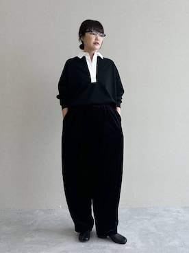 「STERNBERG（スタンバーグ）のアイテム」を使った、あんずさん（レディース・163cm）の秋コーディネート