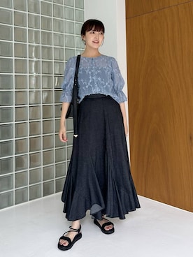 あんずさん（レディース・163cm）の夏コーディネート