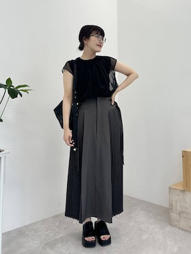 あんずさん（レディース・163cm）の夏コーディネート