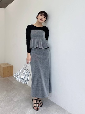 「アイテム（キャミソール）」を使った、あんずさん（レディース・163cm・30代）の夏コーディネート