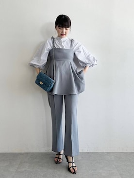 「アイテム（キャミソール）」を使った、あんずさん（レディース・163cm・30代）の春コーディネート