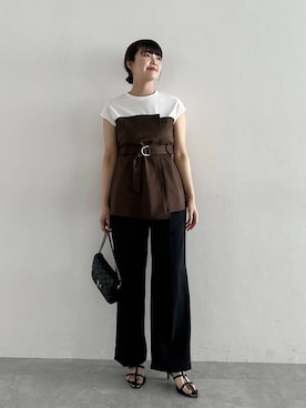 あんずさん（レディース・163cm）の夏コーディネート