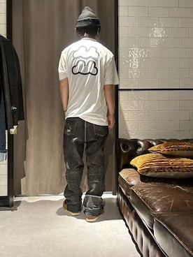 「muta marine（ムータ・マリン）のアイテム」を使った、shinozaki daigaさん（メンズ・178cm）の夏コーディネート