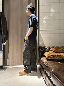 「muta marine（ムータ・マリン）のアイテム」を使った、shinozaki daigaさん（メンズ・178cm）の夏コーディネート