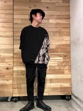 「KMRii（ケムリ）のアイテム」を使った、shinozaki daigaさん（メンズ・178cm）の冬コーディネート