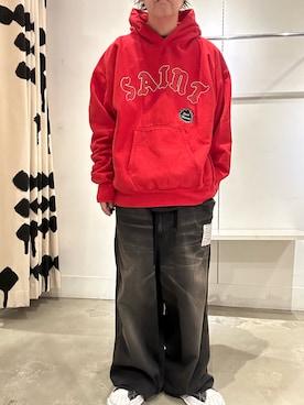 「ROYAL FLASH（ロイヤルフラッシュ）のアイテム（パーカー）」を使った、shinozaki daigaさん（メンズ・178cm）の冬コーディネート