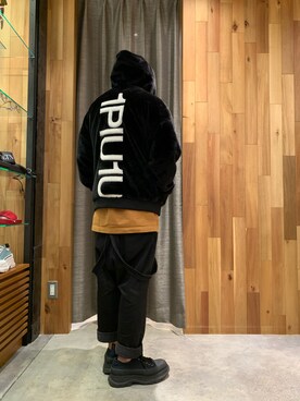 「1piu1uguale3 RELAX（ウノピュウノウグァーレトレリラックス）のアイテム（ブルゾン）」を使った、shinozaki daigaさん（メンズ・178cm）の夏コーディネート