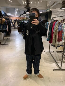 「ISAMU KATAYAMA BACKLASH（イサムカタヤマバックラッシュ）のアイテム（パンツ）」を使った、shinozaki daigaさん（メンズ・178cm）の春コーディネート