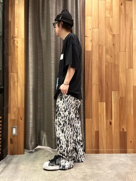 「ROYAL FLASH（ロイヤルフラッシュ）のアイテム（パンツ）」を使った、shinozaki daigaさん（メンズ・178cm）の夏コーディネート