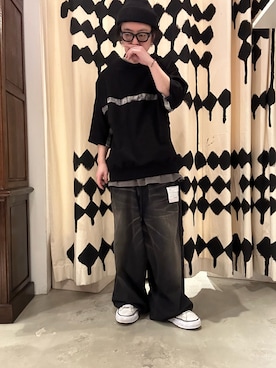 「KMRii（ケムリ）のアイテム」を使った、shinozaki daigaさん（メンズ・178cm）の冬コーディネート