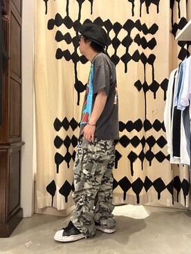 「ROYAL FLASH（ロイヤルフラッシュ）のアイテム（パンツ）」を使った、shinozaki daigaさん（メンズ・178cm）の夏コーディネート