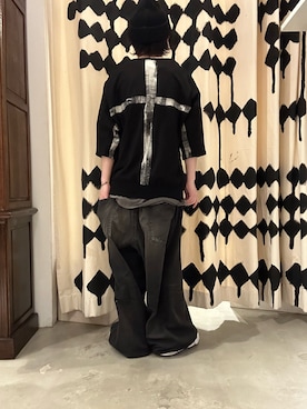 「KMRii（ケムリ）のアイテム」を使った、shinozaki daigaさん（メンズ・178cm）の冬コーディネート