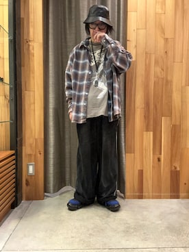 「grounds（グラウンズ）のアイテム」を使った、shinozaki daigaさん（メンズ・178cm）の夏コーディネート