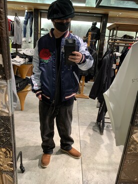 「ISAMU KATAYAMA BACKLASH（イサムカタヤマバックラッシュ）のアイテム（パンツ）」を使った、shinozaki daigaさん（メンズ・178cm）の春コーディネート