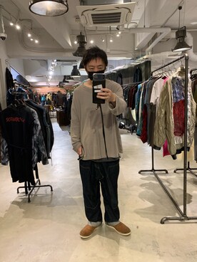 「ISAMU KATAYAMA BACKLASH（イサムカタヤマバックラッシュ）のアイテム（パンツ）」を使った、shinozaki daigaさん（メンズ・178cm）の夏コーディネート