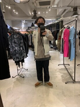 「ISAMU KATAYAMA BACKLASH（イサムカタヤマバックラッシュ）のアイテム（パンツ）」を使った、shinozaki daigaさん（メンズ・178cm）の夏コーディネート