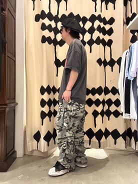 「ROYAL FLASH（ロイヤルフラッシュ）のアイテム（パンツ）」を使った、shinozaki daigaさん（メンズ・178cm）の夏コーディネート