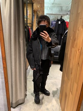 「APOCRYPHA.（アポクリファ）のアイテム（ジャケット/アウター）」を使った、shinozaki daigaさん（メンズ・178cm）の冬コーディネート