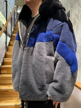 「ROYAL FLASH（ロイヤルフラッシュ）のアイテム（ジャケット/アウター）」を使った、shinozaki daigaさん（メンズ・178cm）の冬コーディネート