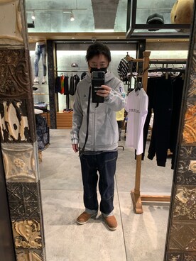 「ISAMU KATAYAMA BACKLASH（イサムカタヤマバックラッシュ）のアイテム（パンツ）」を使った、shinozaki daigaさん（メンズ・178cm）の夏コーディネート