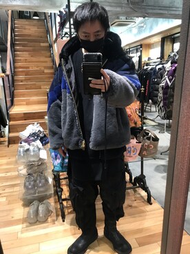 「ROYAL FLASH（ロイヤルフラッシュ）のアイテム（ブルゾン）」を使った、shinozaki daigaさん（メンズ・178cm）の冬コーディネート