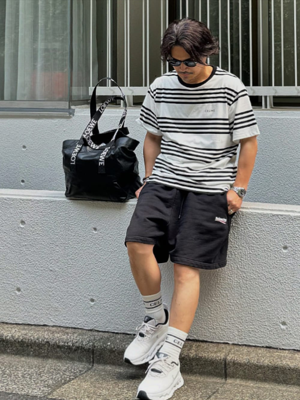★コーディネートを選ばない★【CELINE】ストライプ Ｔシャツ ☆コーディネートを選ばない☆【CELINE】ストライプ Tシャツ T