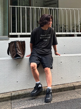 「アイテム（Tシャツ/カットソー）」を使った、Decoさん（メンズ・170cm）の夏コーディネート