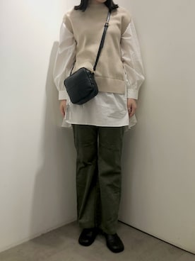 harunaさん（レディース・159cm）の秋コーディネート