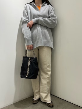 「SMELLY（スメリー）のアイテム（その他）」を使った、harunaさん（レディース・159cm）の冬コーディネート