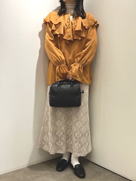 harunaさん（レディース・159cm）の冬コーディネート