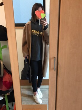 「FRAMeWORK（フレームワーク）のアイテム（パーカー）」を使った、sea0818さん（レディース・168cm）の秋コーディネート