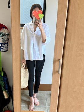 「theory（セオリー）のアイテム（パンツ）」を使った、sea0818さん（レディース・168cm）の夏コーディネート