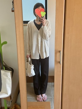 「FRAMeWORK（フレームワーク）のアイテム（カーディガン/ボレロ）」を使った、sea0818さん（レディース・169cm）の春コーディネート