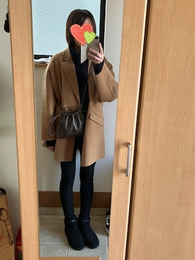 「FRAMeWORK（フレームワーク）のアイテム」を使った、sea0818さん（レディース・169cm）の冬コーディネート