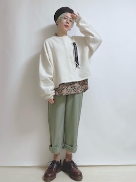 「ボーイッシュ」｜「アイテム（財布/小物）」を使った、☆★gizmo★☆さん（レディース・159cm）の春コーディネート