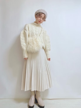 「フェリシモ（フェリシモ）のアイテム（帽子）」を使った、☆★gizmo★☆さん（レディース・159cm）の秋コーディネート