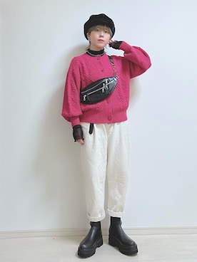「merry jenny（メリージェニー）のアイテム（帽子）」を使った、☆★gizmo★☆さん（レディース・159cm）の秋コーディネート