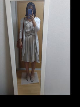 「COMMECAISM  （コムサ イズム）のアイテム」を使った、stm11yzさん（レディース・161cm）の夏コーディネート