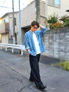 ぽぽまるさん（メンズ・180cm・30代）の秋コーディネート